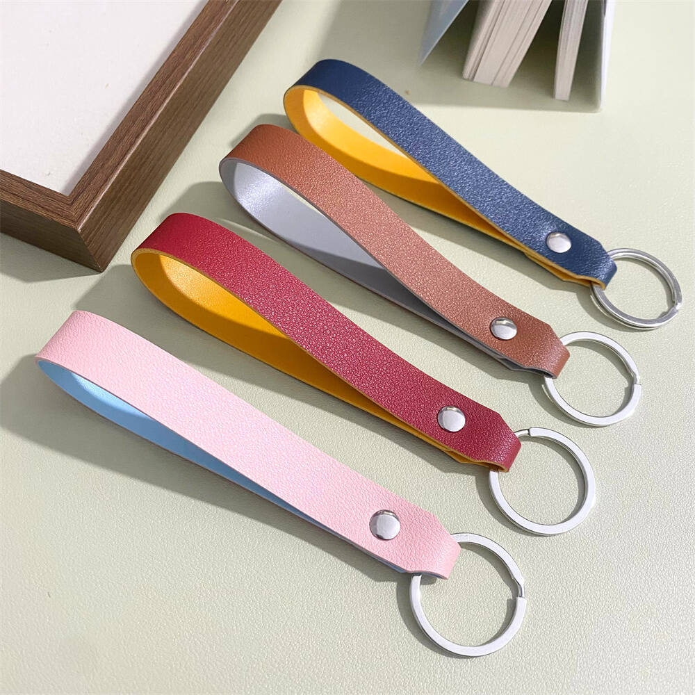 Premium Leder Schlüsselanhänger Halter Brehn
