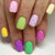 Verspielte Punkte Nagel-Wraps Brehn