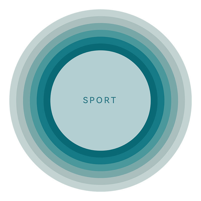 Abstract Sports-Themed Area Mat Brehn