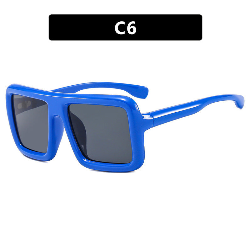 Damen Sonnenbrille im modernen, rechteckigen Design mit hoher UV-Schutzfunktion Brehn