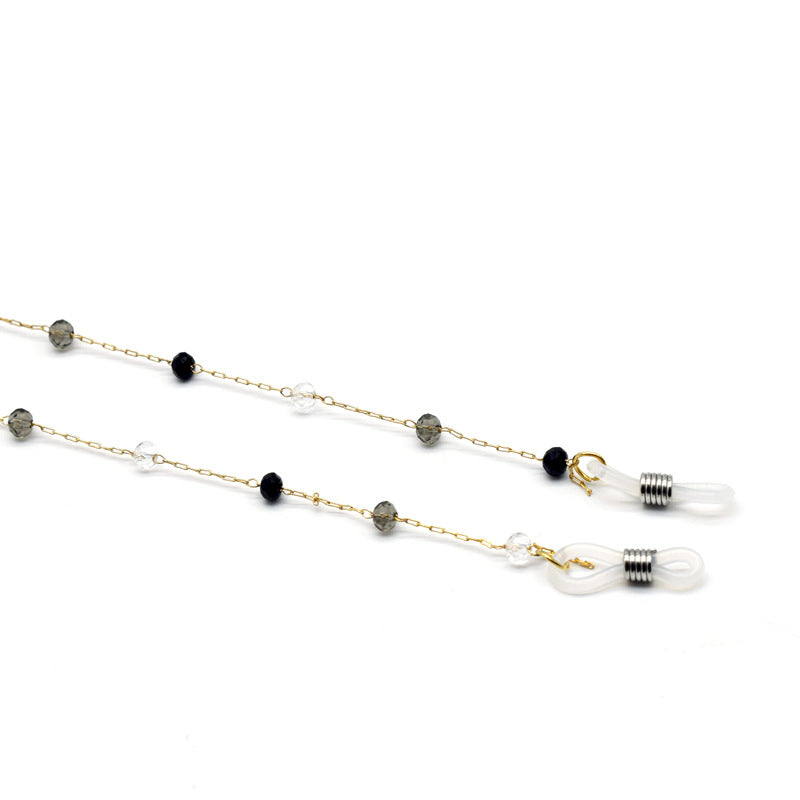 Elegante Perlen Brillen Kette Brehn