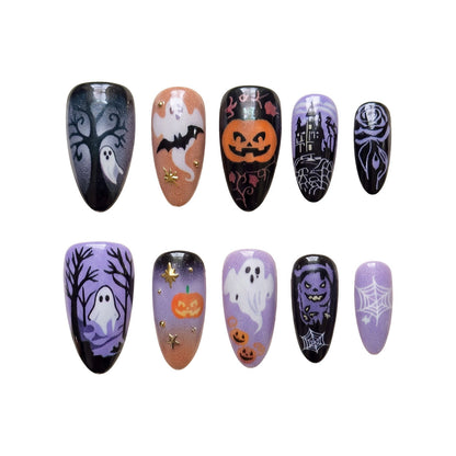 Halloween-Themen Press-On Nail Set