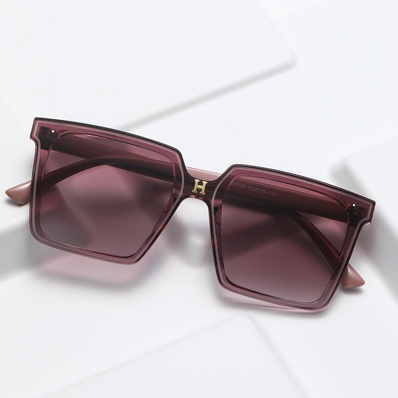 Damen quadratische Sonnenbrille mit elegantem Verlauf Brehn