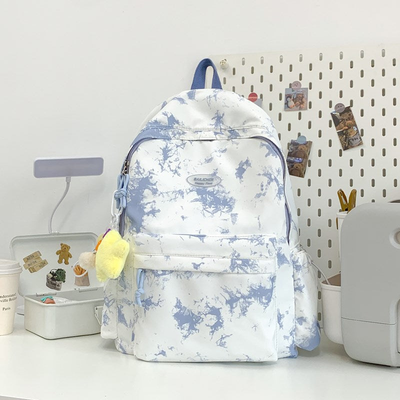 Marmoriertes Muster Rucksack