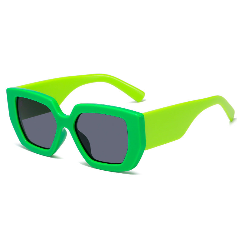 Damen Extravagante Geometrische Sonnenbrille Brehn
