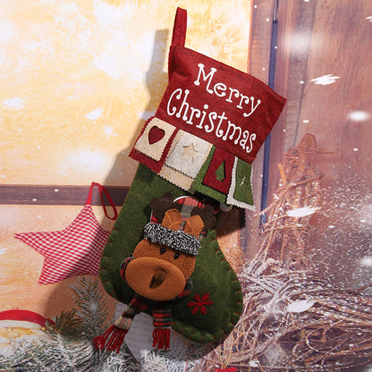 Niedlicher Weihnachtsstrumpf mit Rentier-Motiv Brehn