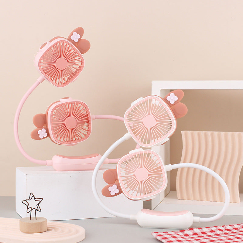 Frauen Tragbarer Nackenventilator mit flexiblem Montagesystem Brehn