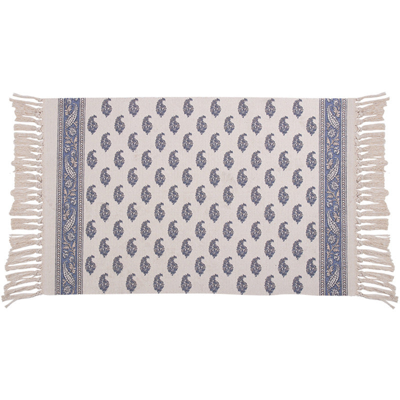 Dekorativer Läufer für Esstisch und Konsole im Boho‑Mandala‑Design mit Fransen Brehn