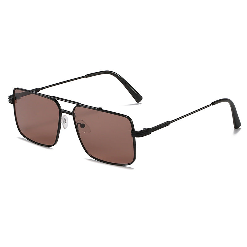 Elegante Übergroße Quadratische Rahmen Sonnenbrille Brehn