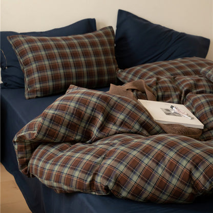 Gemütliches Flanell Bettüberwurf Set