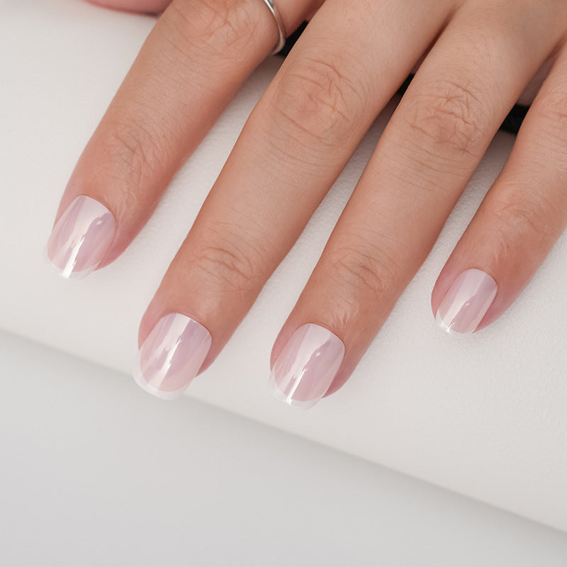 Chic French Tip Press-On Nägel Brehn