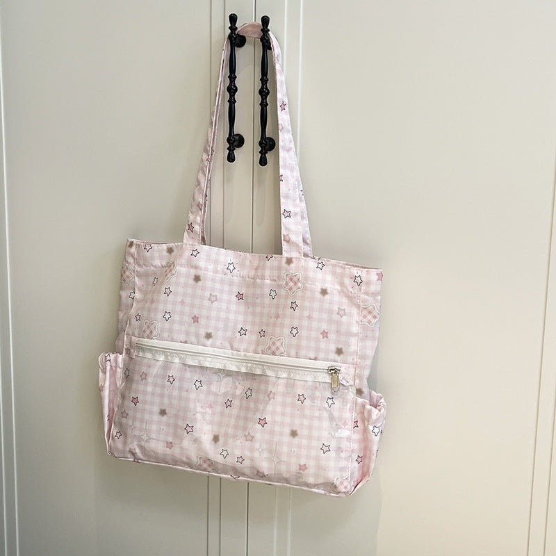 Illustrierte Canvas-Shopper-Tasche Brehn