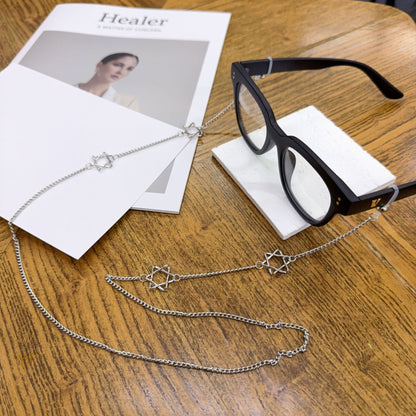 Dangle-Ketten-Halskette mit Stern-Akzenten Brehn