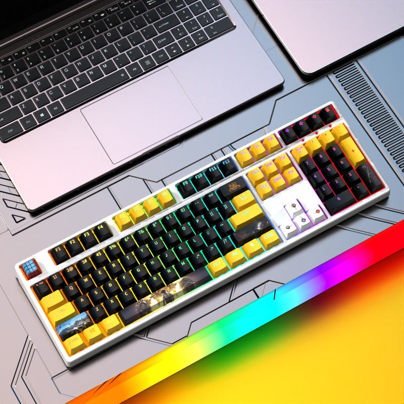 Custom Gaming-Tastatur mit RGB-Hintergrundbeleuchtung Brehn
