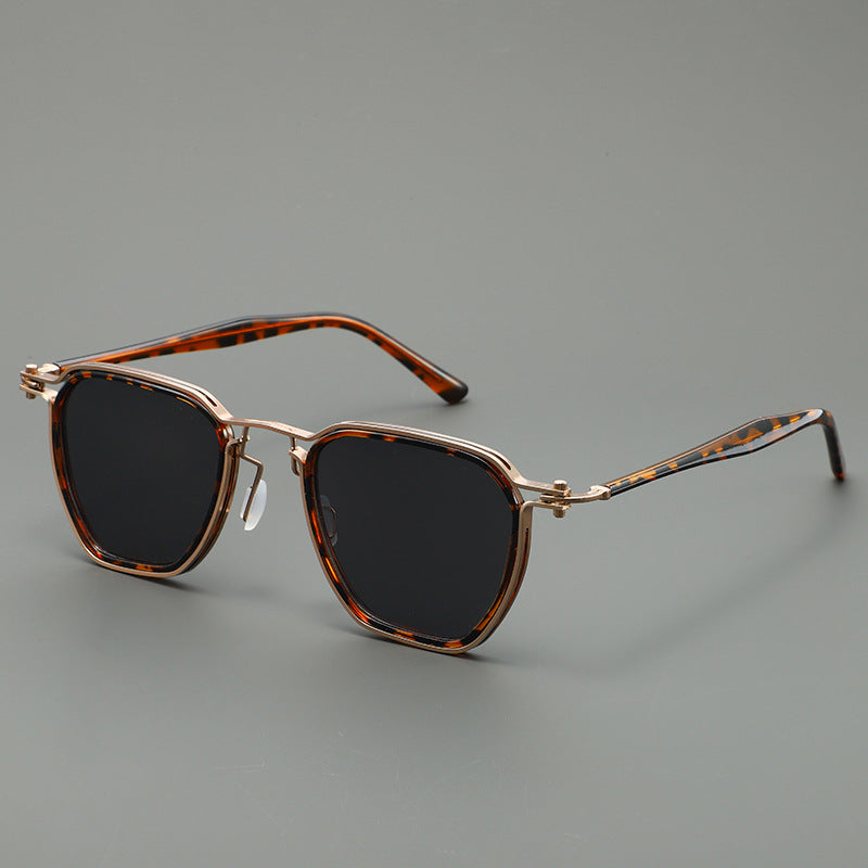 Damen stilvolle Sonnenbrille mit kantigem Design und UV-Schutz Brehn