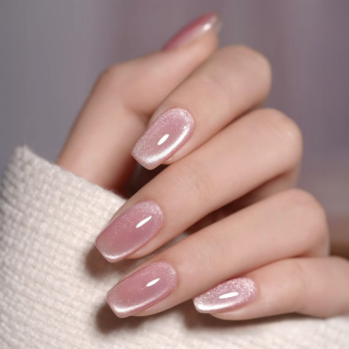 Glänzendes Gel Press-On Nagelset Brehn