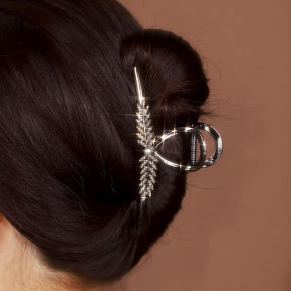 Dekorative Blattdesign Haarklammer Brehn