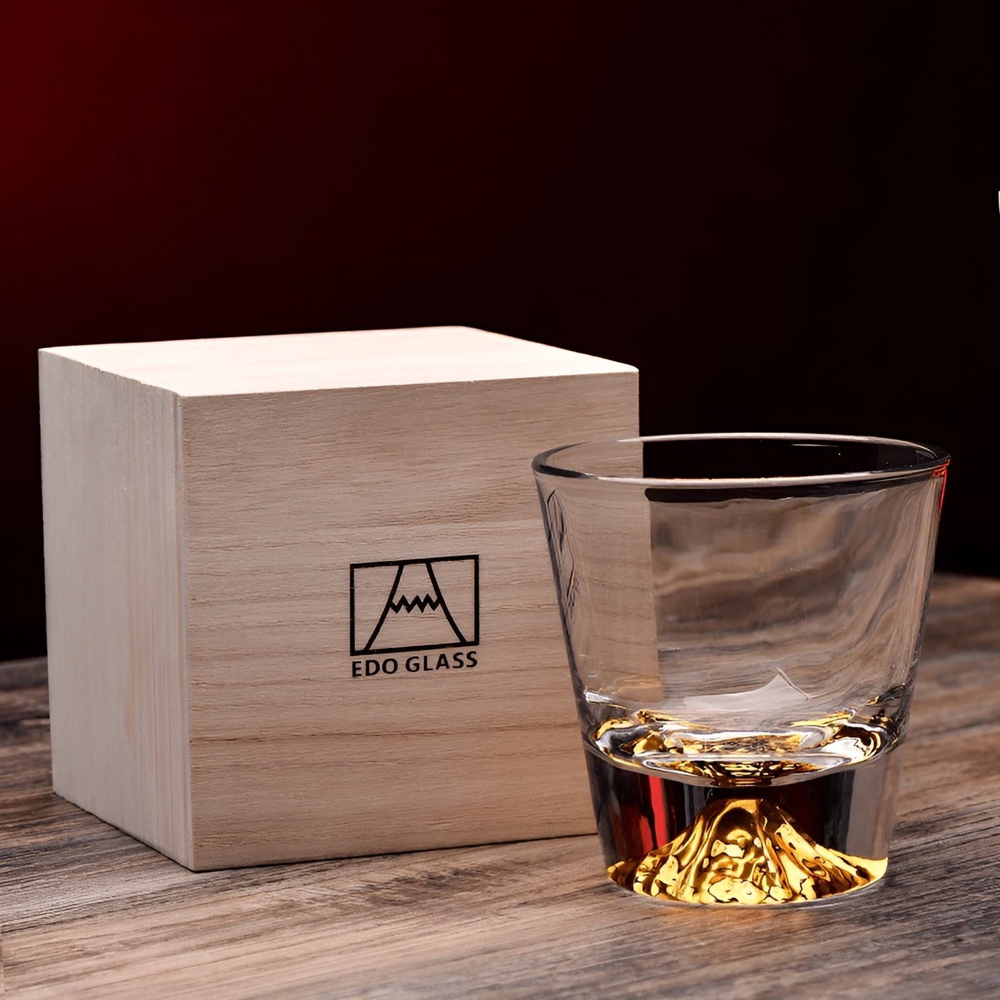 Whiskygläser mit Fuji-Motiv – Elegantes Set für Kenner