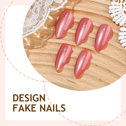 Kunstnagelset mit eleganter Shimmer-Oberfläche Brehn