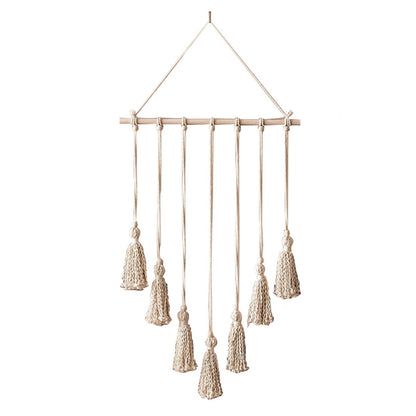 Elegante Macrame-Wandteppich mit künstlerischem Design