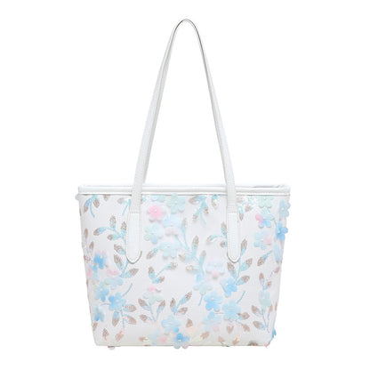 WoFloral Bestickte Tote Bag Brehn