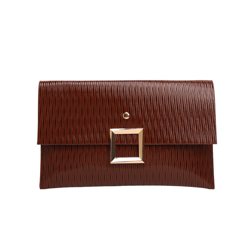 WoElegant Texturierte Abend Clutch Brehn