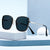 Damen Premium Sonnenbrille mit quadratischem Rahmen und verspiegelten Gläsern Brehn