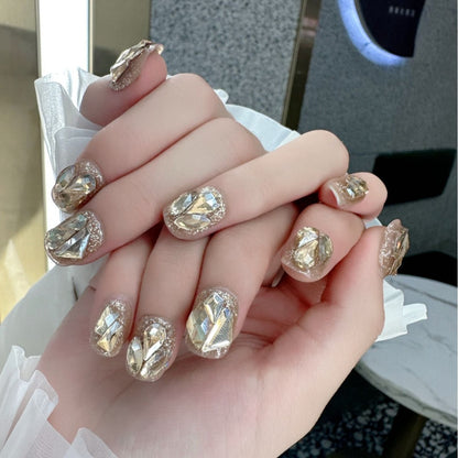 Glamorous Strass Press-On Nägel Brehn