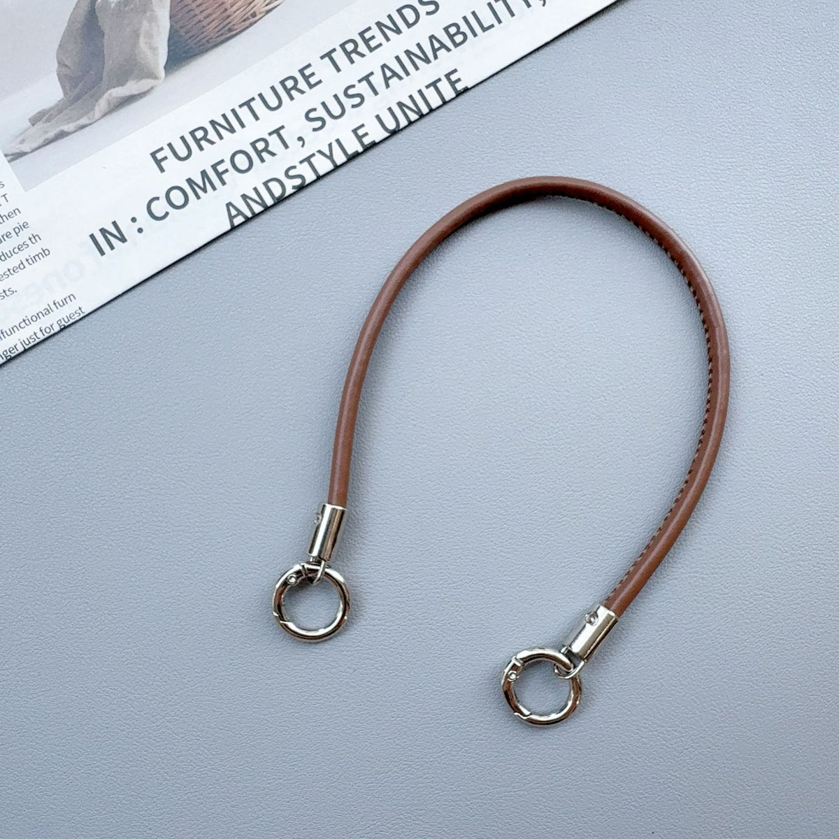 Premium langlebiger Schlüsselband mit Metallclips Brehn