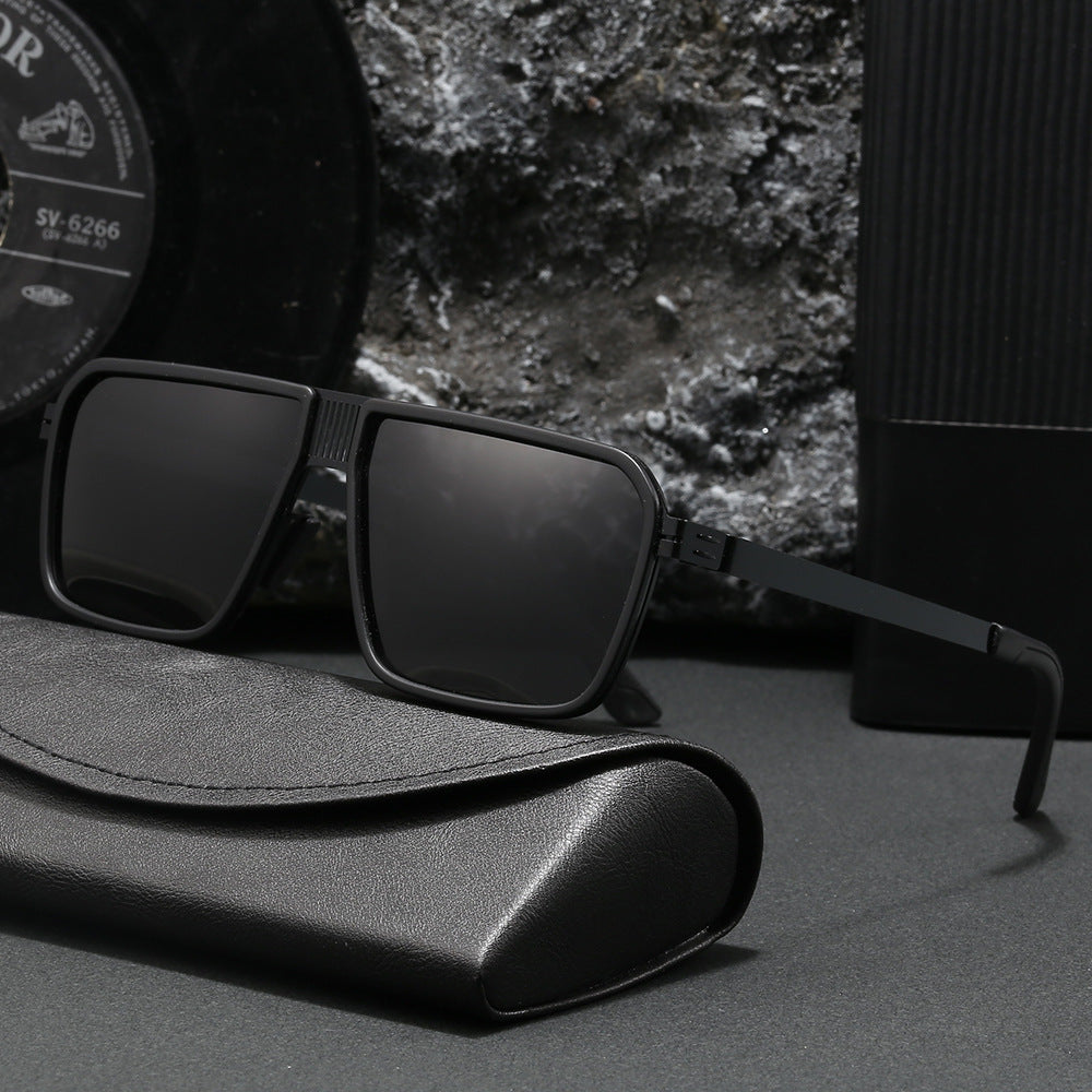 Damen modische Sonnenbrille im modernen, eckigen Design Brehn