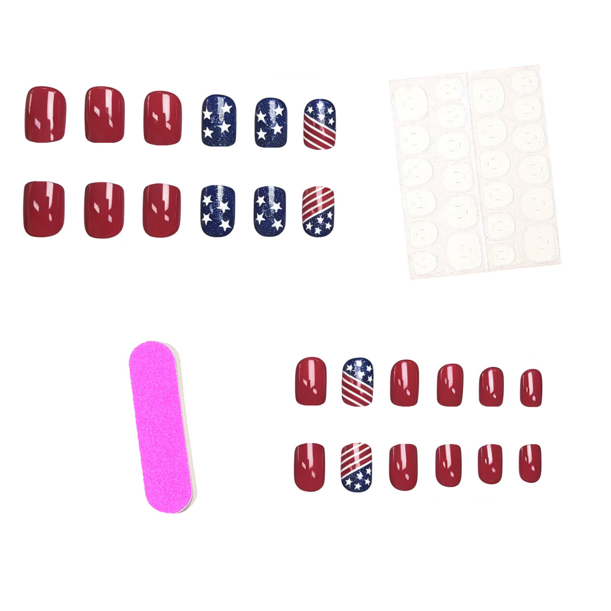 Patriotisches Nagelkunst-Set Brehn 1789915830