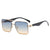 Damen modische Sonnenbrille mit elegantem Metallrahmen Brehn
