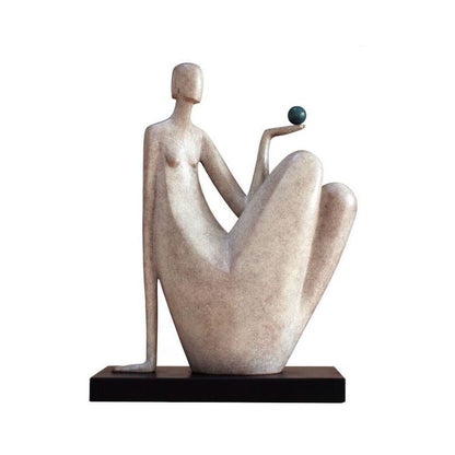 Künstlerische Balance-Waage Skulptur