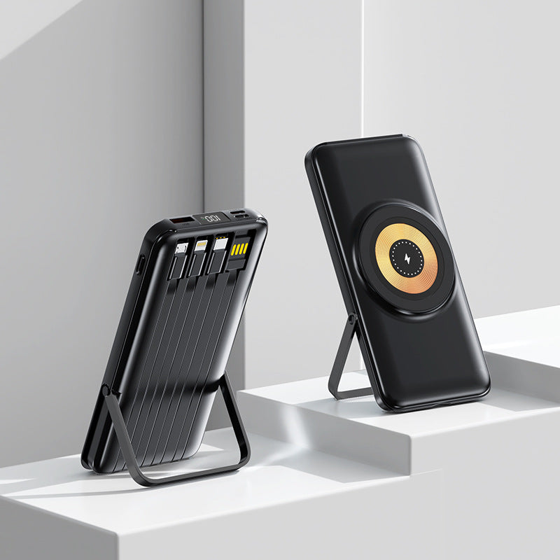 Tragbare Powerbank mit Kabelloser Ladefunktion Brehn