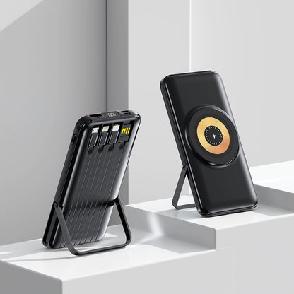 Tragbare Powerbank mit Kabelloser Ladefunktion Brehn