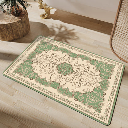 Elegante Blumenmuster-Badematte Brehn