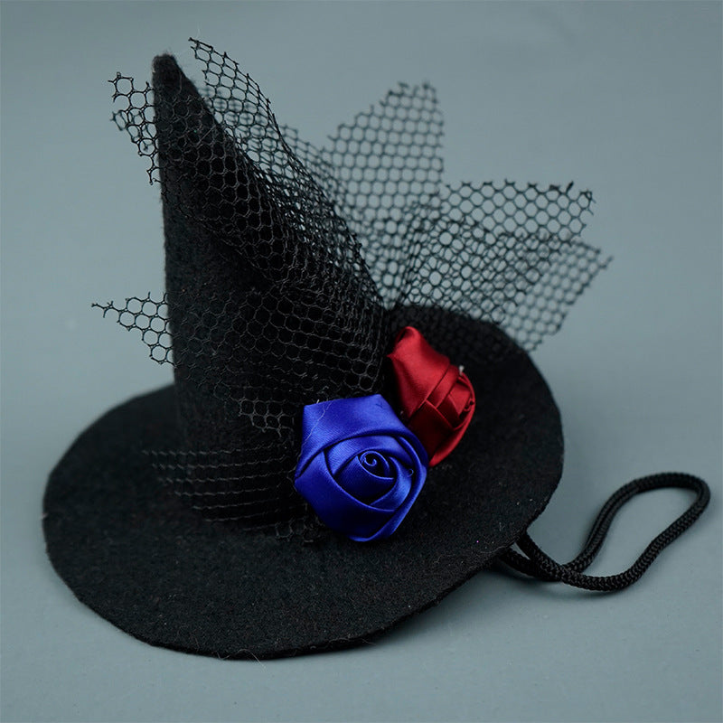 Halloween-Haube mit Fledermaus-Applikation