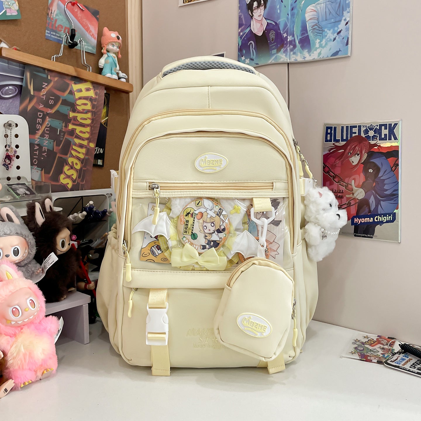 Multifunktionaler transparenter Schulrucksack