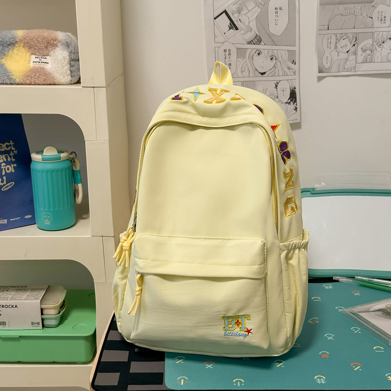 Stylischer bestickter Rucksack