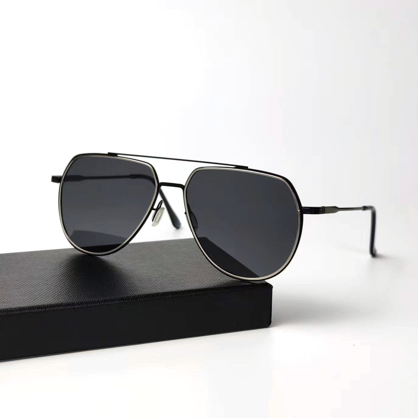 Herren elegante Flieger-Sonnenbrille mit polarisierenden Gläsern Brehn