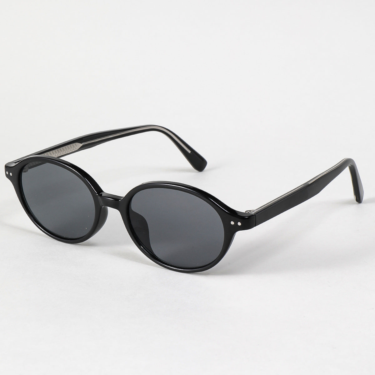 Damen modische Sonnenbrille im Retro-Stil mit braunen Gläsern Brehn