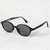 Damen modische Sonnenbrille im Retro-Stil mit braunen Gläsern Brehn