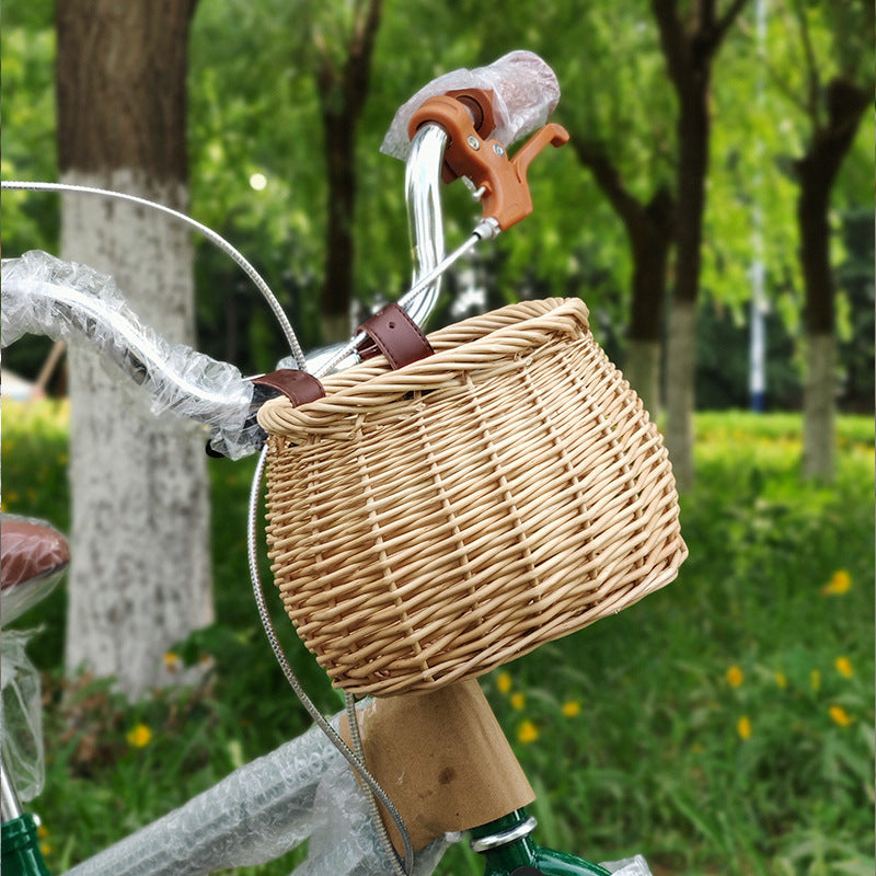 Geflochtener Fahrrad-Aufbewahrungskorb Brehn