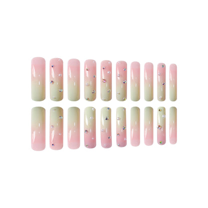 Dekorative 3D Kristall-verzierte Nagelverlängerungen Brehn