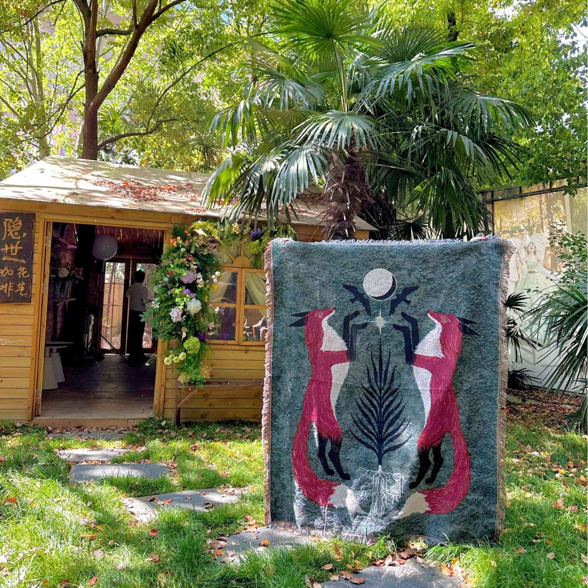 Künstlerische Wildtiere Wurfdecke