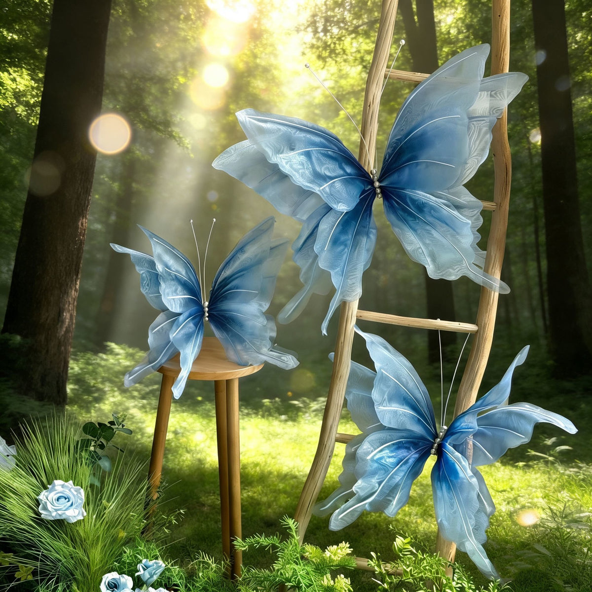 Dekorative Schmetterlingsgartenkunst