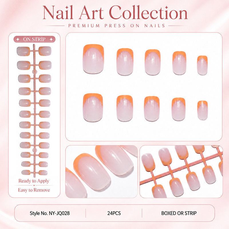 Kunstnagelset mit bunten Farbverläufen Brehn