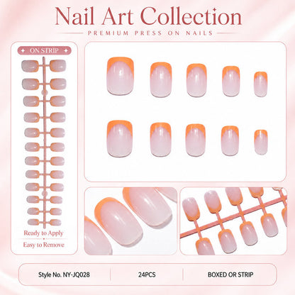 Kunstnagelset mit bunten Farbverläufen Brehn