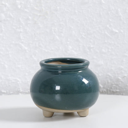 Zeitgenössische Kurvenkeramische Vase Brehn