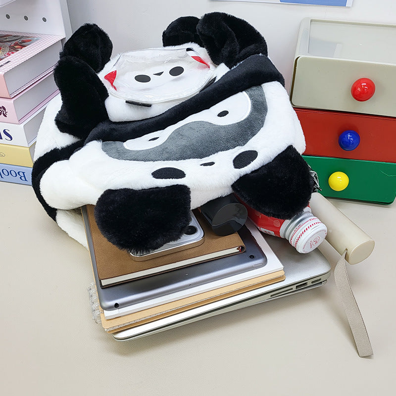 Plüsch Rucksack mit Verspieltem Panda-Design Brehn